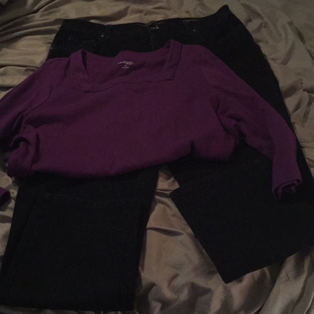Woman’s 18 and 1x Jean and top lot